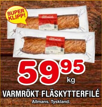 Nya Pulsen Varmrökt fläskytterfilé erbjuda