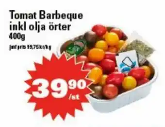 Nära dej Tomat Barbecue inkl olja örter erbjuda