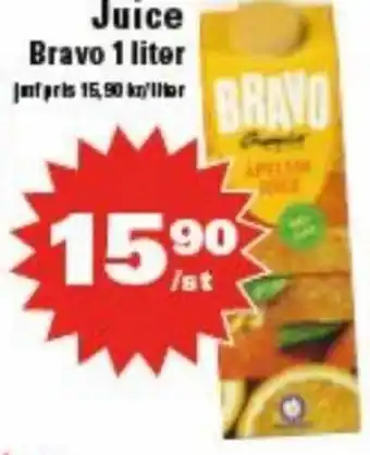 Nära dej Bravo Juice 1 liter erbjuda
