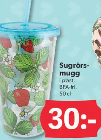 DollarStore Sugrörs mugg erbjuda