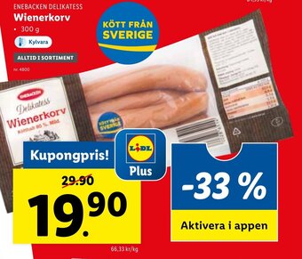 Lidl Wienerkorv erbjuda