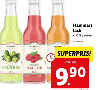 Lidl Hammars läsk erbjuda