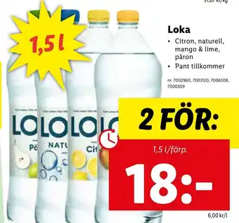 Lidl Loka 1.5 l erbjuda