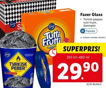Lidl Fazer Glass erbjuda