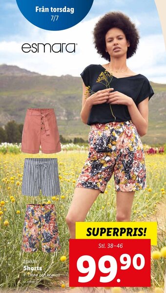 Lidl Shorts erbjuda