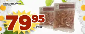 Matvärlden Tensta Röda jumbo räkor erbjuda