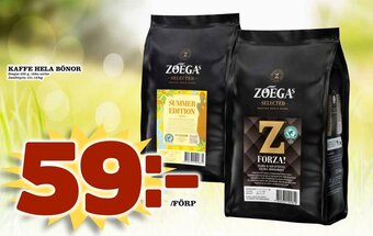 Matvärlden Tensta Kaffe hela bönor erbjuda