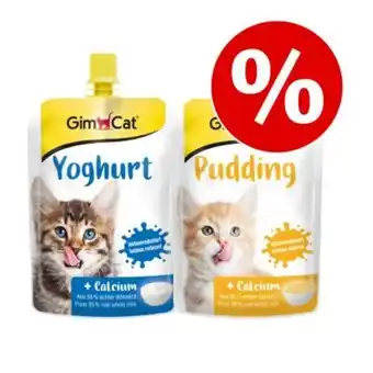 Zooplus Gimcat mix: pudding + yoghurt för katter erbjuda