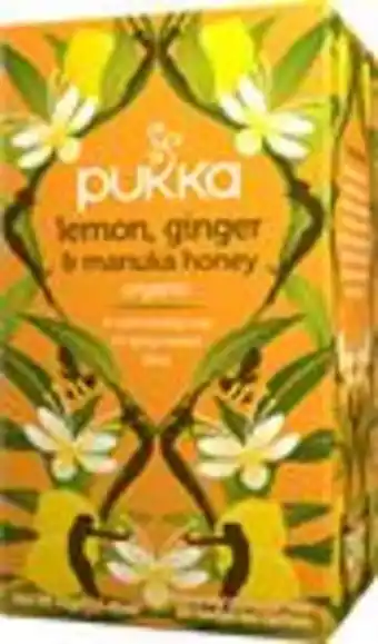 Apoteket Pukka örtte lemon, ginger & manuka honey, 20 st erbjuda