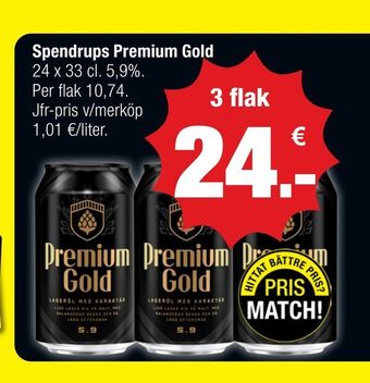 Calle Spendrups Premium Gold erbjuda