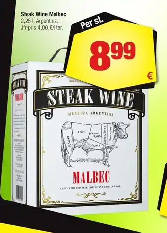 Steak Wine Malbec