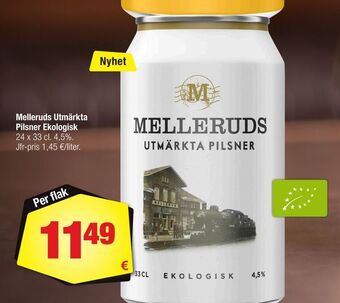 Calle Melleruds Utmärkta Pilsner Ekologisk erbjuda