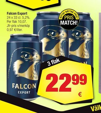 Calle Falcon Export erbjuda