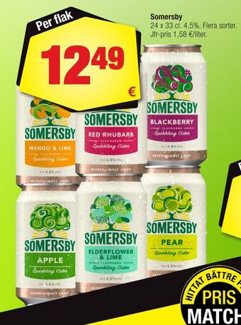 Calle Somersby erbjuda
