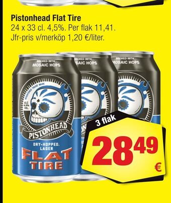 Calle Pistonhead Flat Tire erbjuda