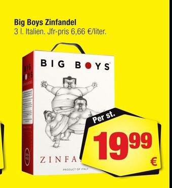 Calle Big Boys Zinfandel erbjuda