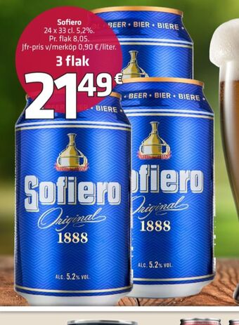 Fleggaard Sofiero öl erbjuda