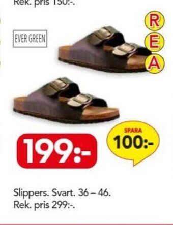 Bo Ohlsson Slippers Svart 36 - 46 erbjuda