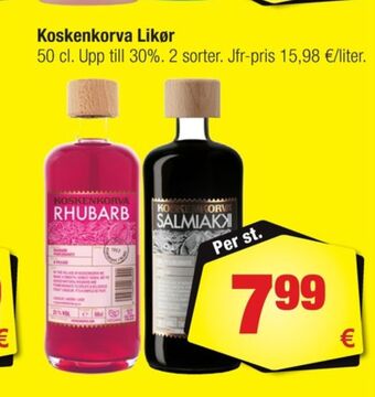 Calle Koskenkorva vodka erbjuda