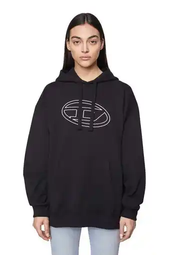 Diesel Hoodie with embossed logo erbjuda