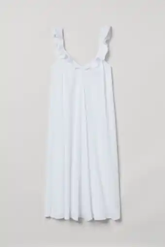 H&M Klänning med volang erbjuda
