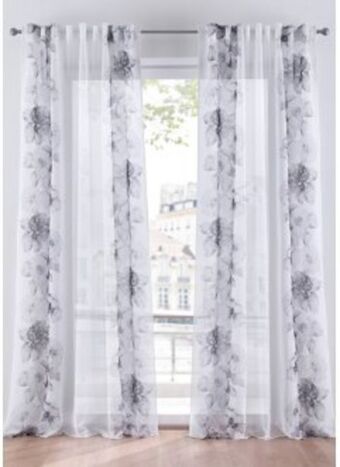 Bonprix Gardin med blommönster (1-pack) erbjuda