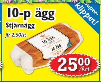 T-jarlen 10-p ägg erbjuda