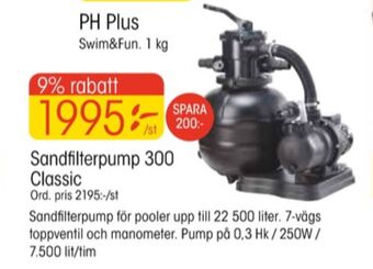 EKO Swim & fun sandfilterpump erbjuda