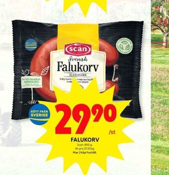 ICA Kvantum Scan falukorv erbjuda