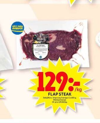 ICA Maxi Dalsjöfors flapstek erbjuda