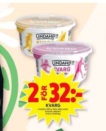 ICA Maxi Lindahls kvarg erbjuda