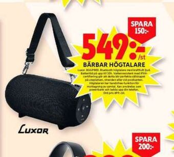ICA Maxi Luxor högtalare erbjuda