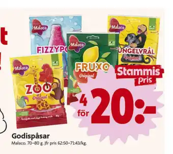 ICA Nära Zoo godispåsar erbjuda