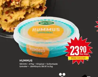 Willys Sevan hummus erbjuda
