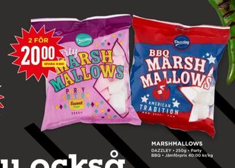 Willys Bbq marshmallows erbjuda