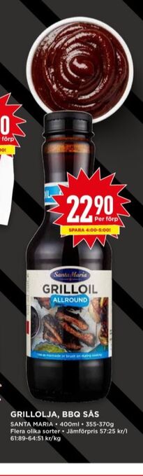 Willys Santa maria grillolja erbjuda