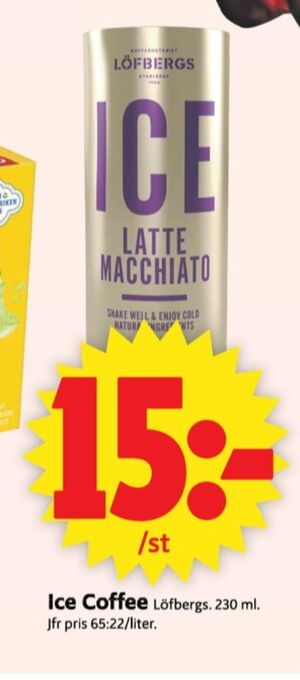 ICA Supermarket Löfbergs iskaffe erbjuda
