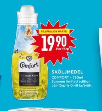 Willys Comfort sköljmedel erbjuda