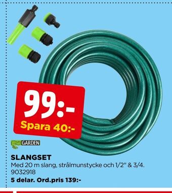 Jem&Fix Slangset erbjuda