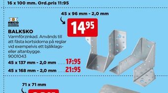 Jem&Fix Balksko erbjuda