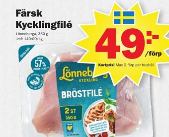 Pekås Färsk Kycklingfilè erbjuda