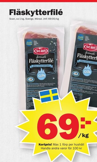 Pekås Fläskytterfilé erbjuda