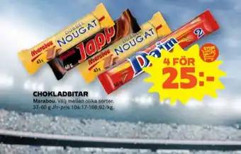 Coop Forum Dubbel nougat chokladbar erbjuda