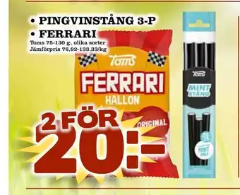 pingvinstång 3-p • ferrari