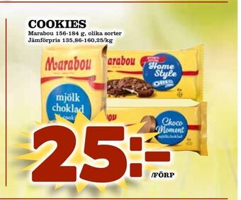 Bonum Matmarknad Cookies erbjuda
