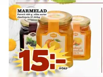 Bonum Matmarknad Marmelad erbjuda