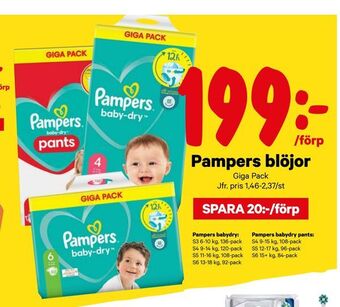 City Gross Pampers blöjor erbjuda
