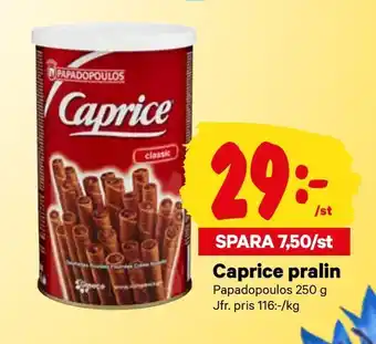 Caprice pralin