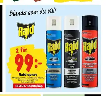 City Gross Raid spray erbjuda