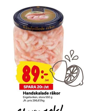 City Gross Handskalade räkor erbjuda